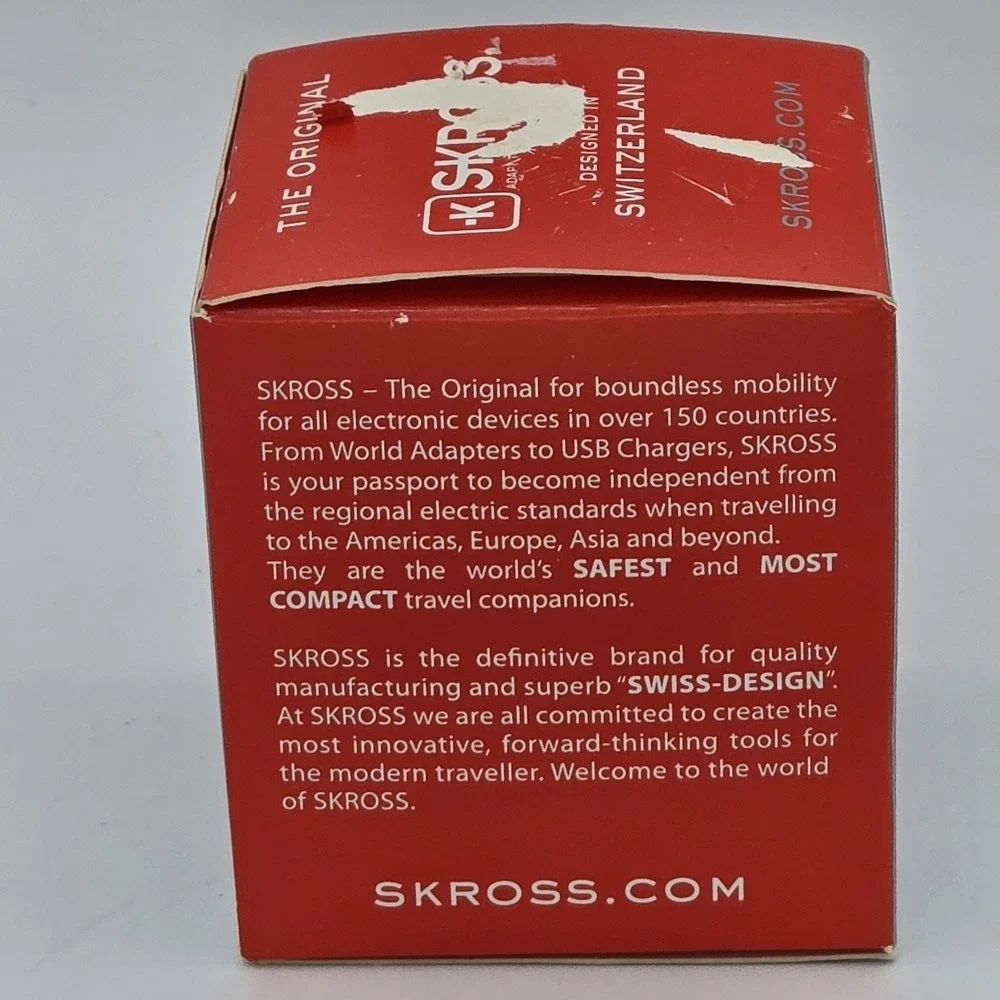 Skross‎ World Adapter Universal Travel Plug Black With Box Asia Version